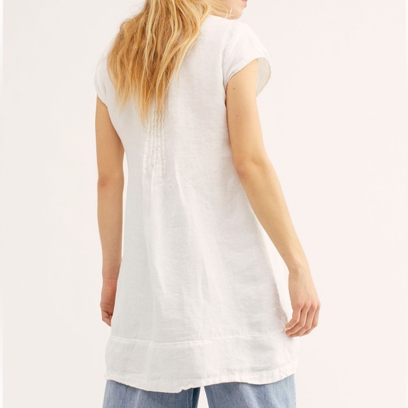 Free People River Linen Tunic Size XS - Picture 4 of 6